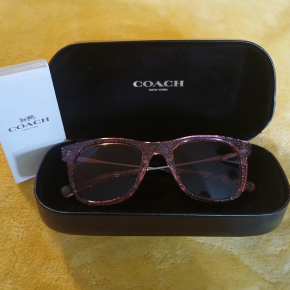 Coach Women's Sunglasses - Pink - Picture 1 of 7